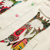 Unisex Jacket Vintage Jacket Loose Hippie Jacket